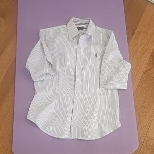 Women's Striped Button Down Shirt